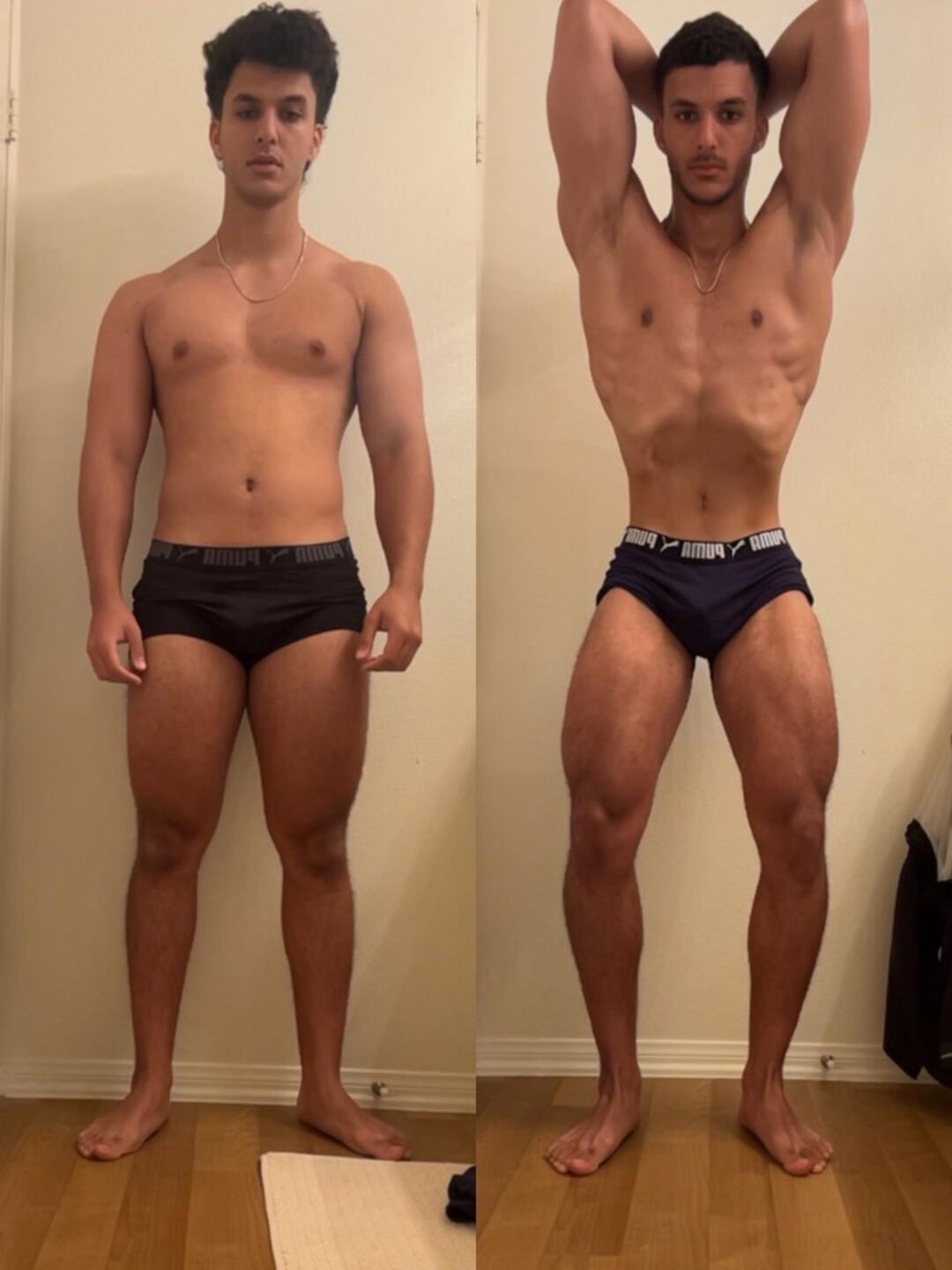 Stark Fitness before and after - lean muscle gain