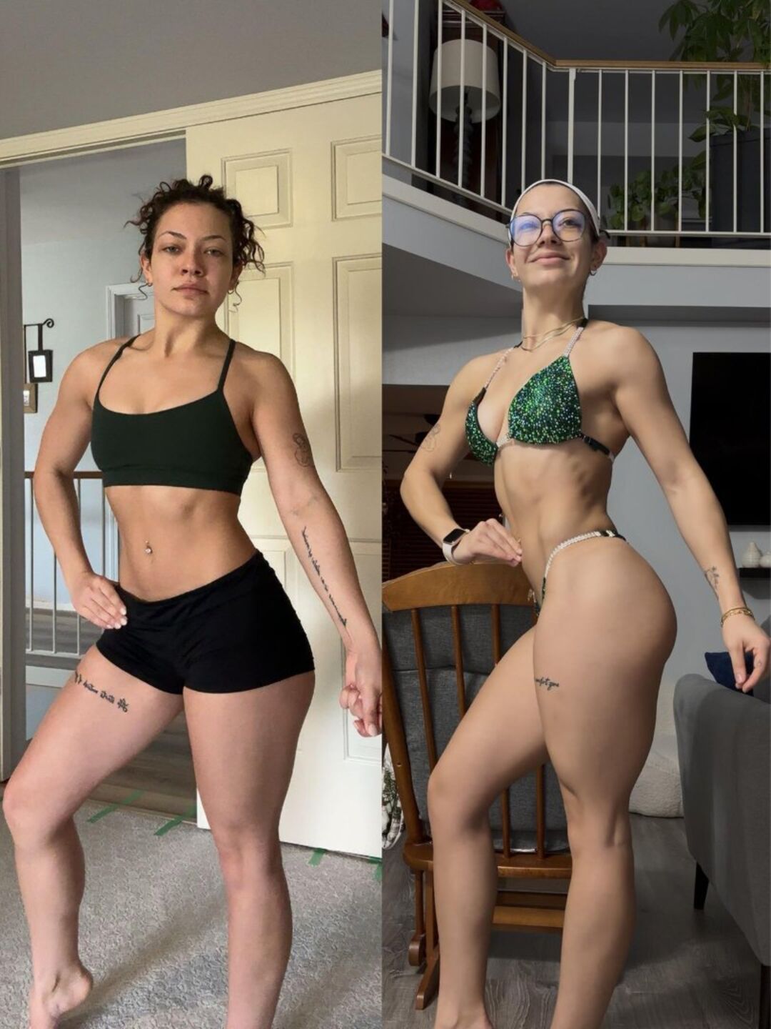 Stark Fitness before and after - physique transformation